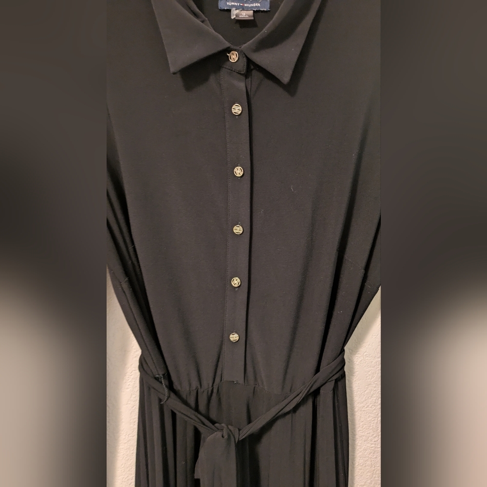 Tommy Hilfiger Classic Black Long Sleeve Dress - Picture 8 of 10
